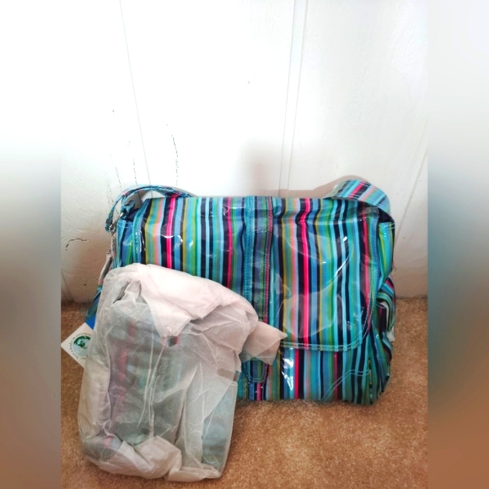 NWT!! KALENCOM, Dixie Stripes Diaper Bag Bundle - Picture 7 of 8